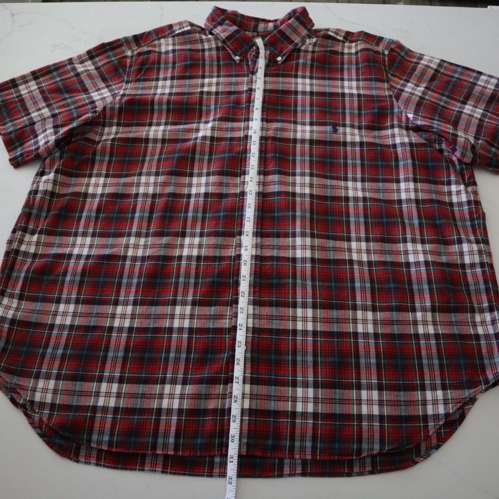 Polo Ralph Lauren Men's Plaid Short Sleeve Shirt